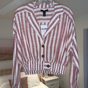 Forever 21 striped blouse